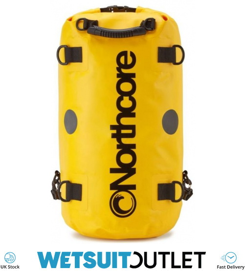 2024 Northcore 40Ltr Dry Bag / Back Pack NOCO67D - Yellow - Accessories ...